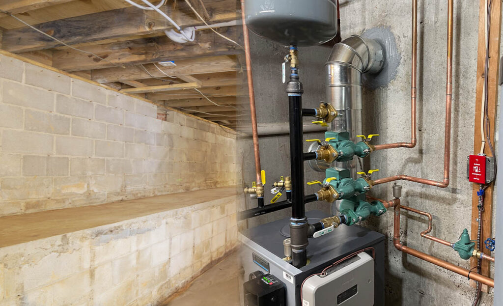 basement heating unit