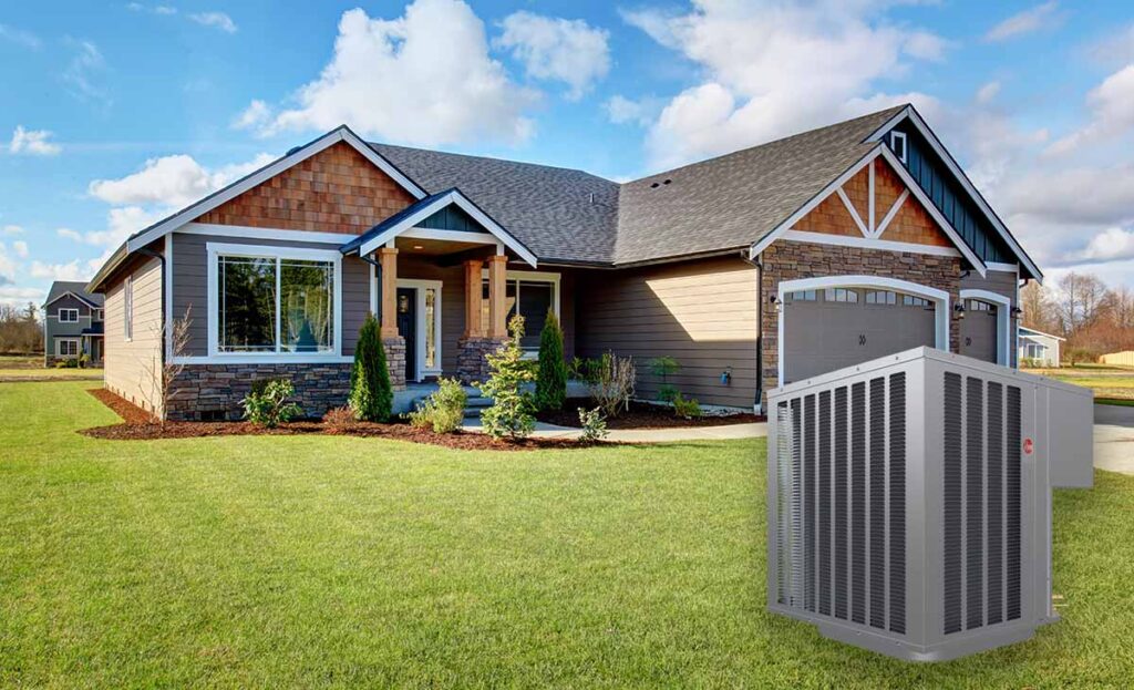 AC installation available-1 new rheem unit-house in bkg