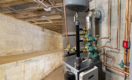 basement heating unit